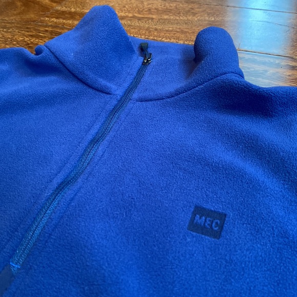 Blue MEC polyester 1/4 zip - Picture 2 of 5